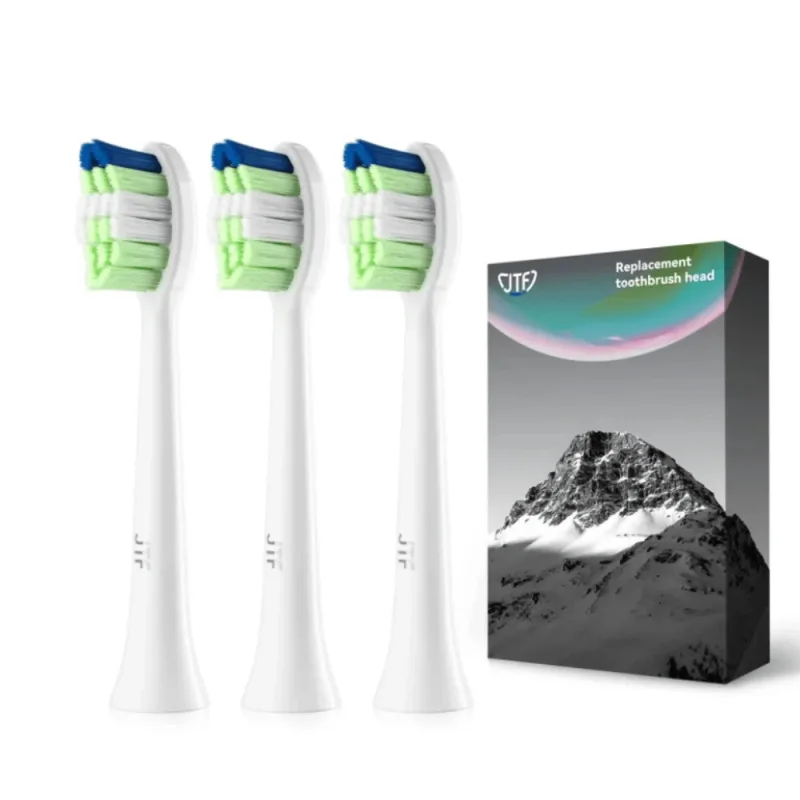 Set 3 rezerve pentru periuta de dinti electrica P200, Alb, JTF — preț și oferte