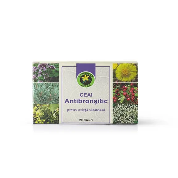 Ceai antibronsic, 20 plicuri, Hypericum — preț și oferte