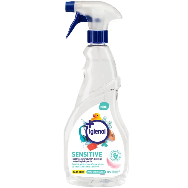 Dezinfectant suprafete si obiecte Sensitive, 750 ml, Igienol — preț și oferte