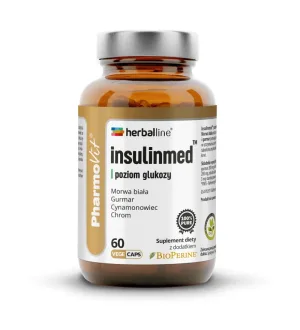 Herballine Insulinmed niveluri de glucoză 60 capsule