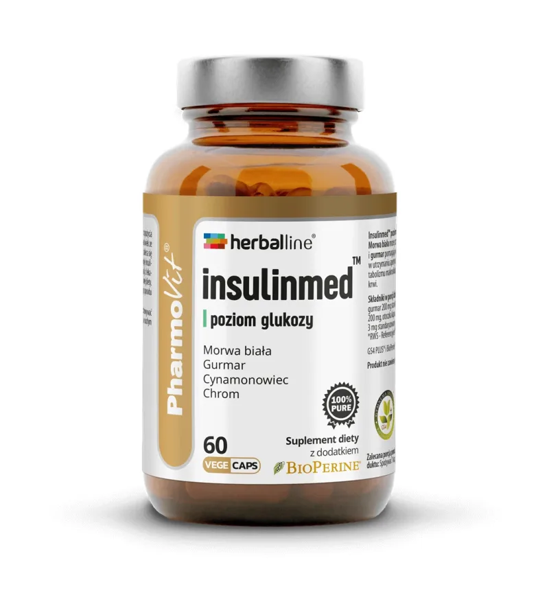 Herballine Insulinmed niveluri de glucoză 60 capsule — preț și oferte