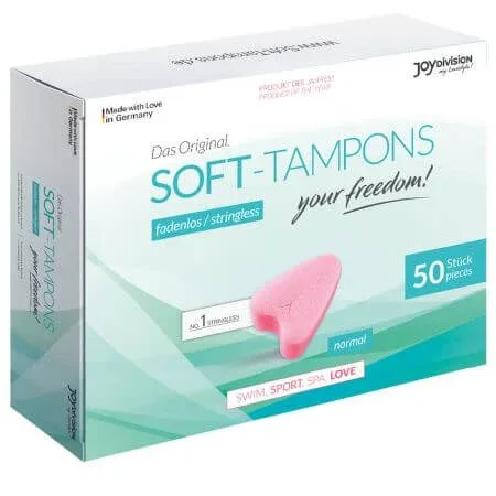 Set tampoane tip burete Soft Tampons Original, 50 bucati, JoyDivision — preț și oferte