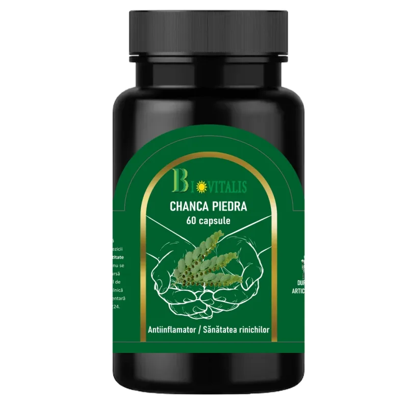 Chanca Piedra, 500 mg, 60 capsule, Biovitalis — preț și oferte