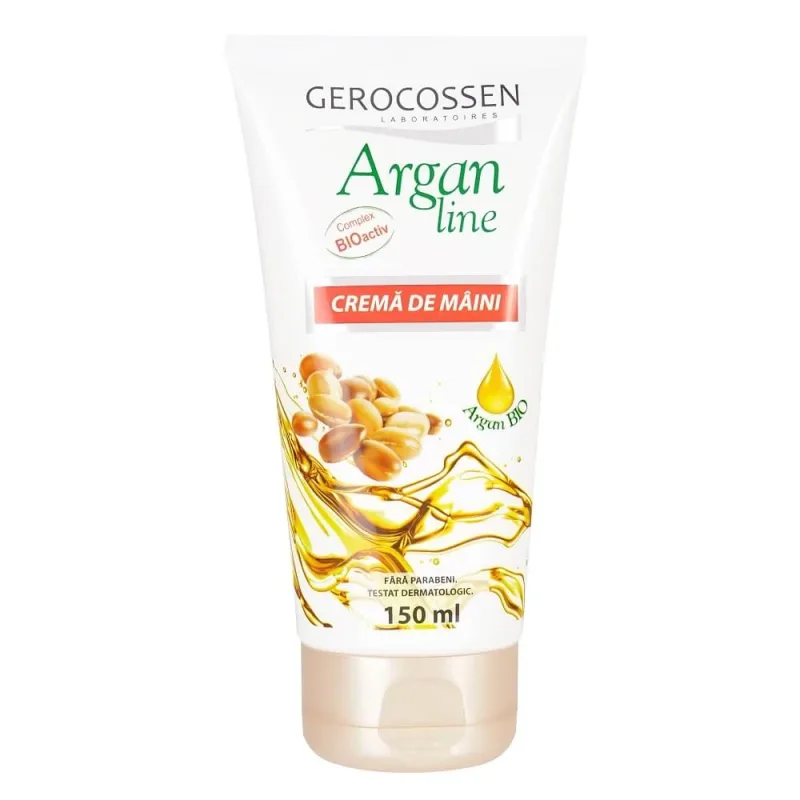 Crema de maini cu ulei de argan Argan Line, 150 ml, Gerocossen — preț și oferte