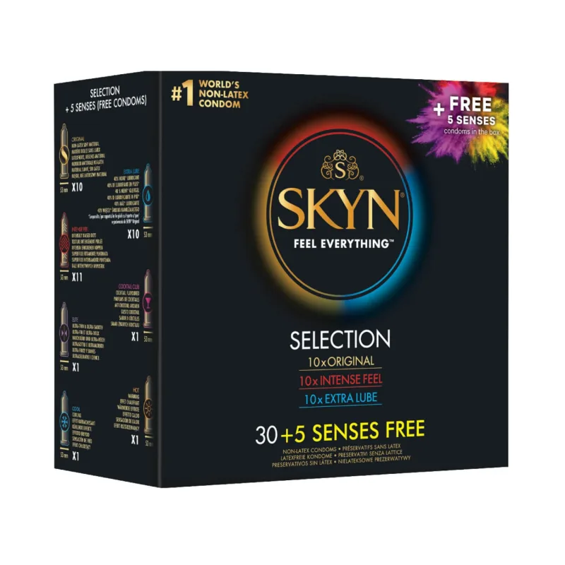 Unimil Skyn Selection, set prezervative, 30 buc + 5 buc gratuite — preț și oferte