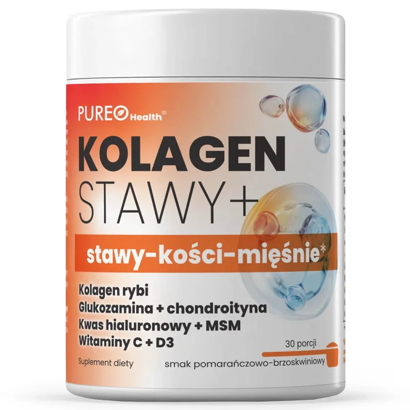 Pureo Health Colagen Joints+, aromă de portocale și piersici, 120 g — preț și oferte