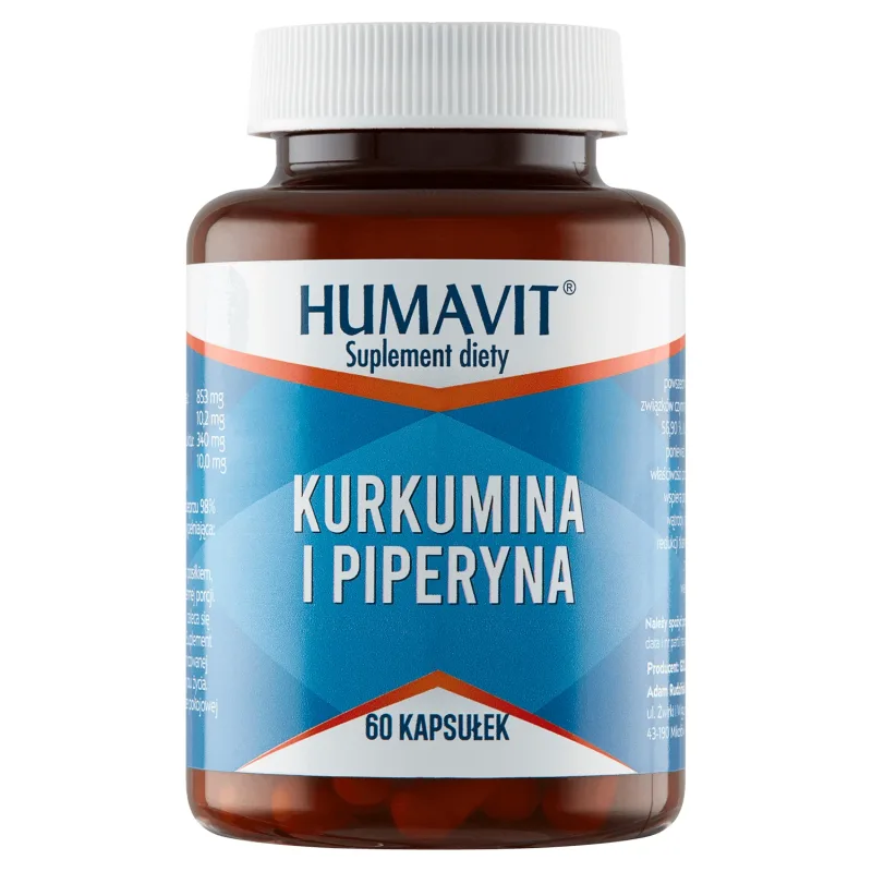 Humavit Curcumin și Piperine 60 capsule — preț și oferte