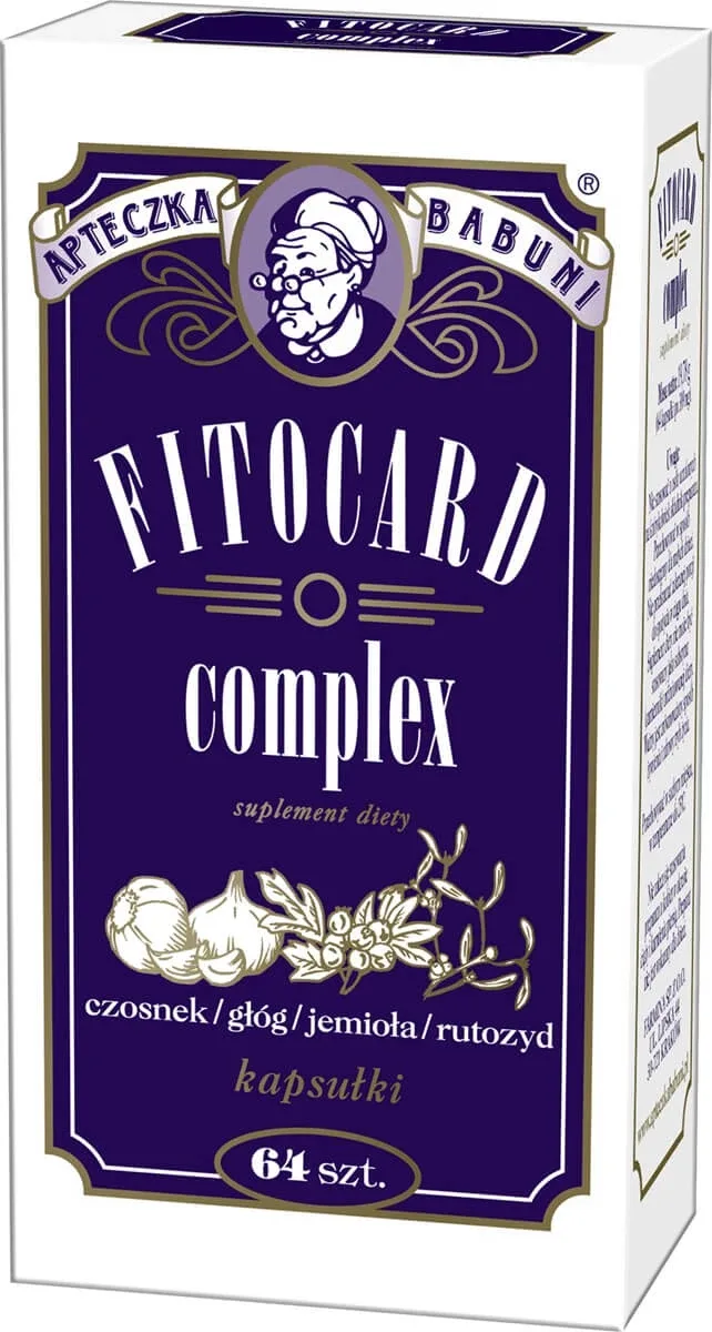 Fitocard complex, 64 capsule — preț și oferte