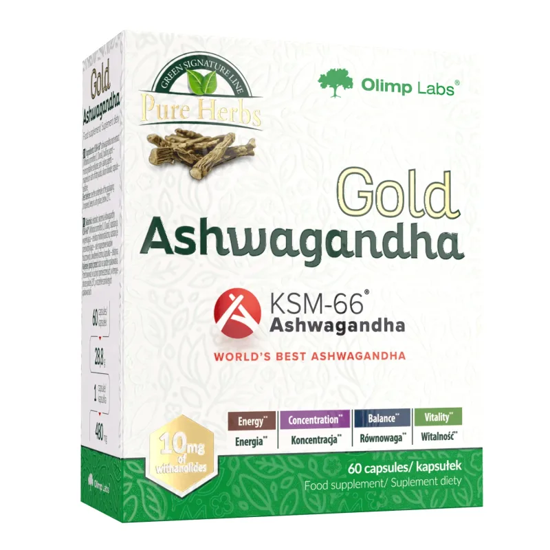 Olimp Gold Ashwagandha, 30 capsule AMBALAJ DEFECTAT Olimp Labs — preț și oferte