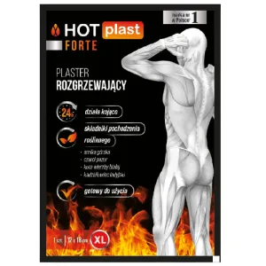 Hot Plast Forte, tencuială de încălzire, dimensiune XL, 12 cm x 18 cm, 1 buc