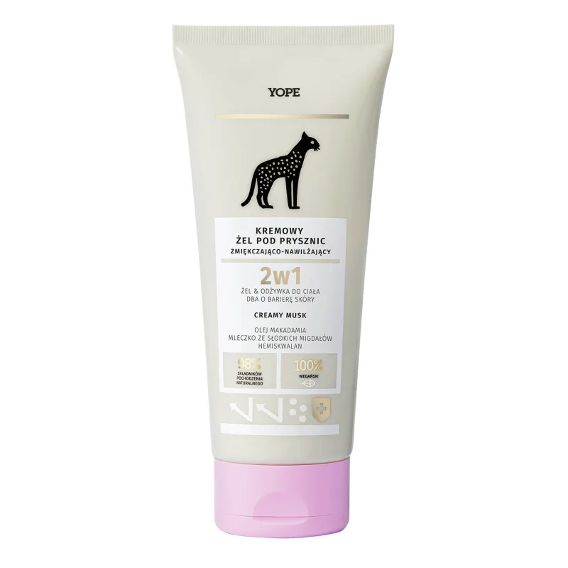 Yope Creamy Musk, gel de duș cremos, înmuiere și hidratare, 200 ml — preț și oferte