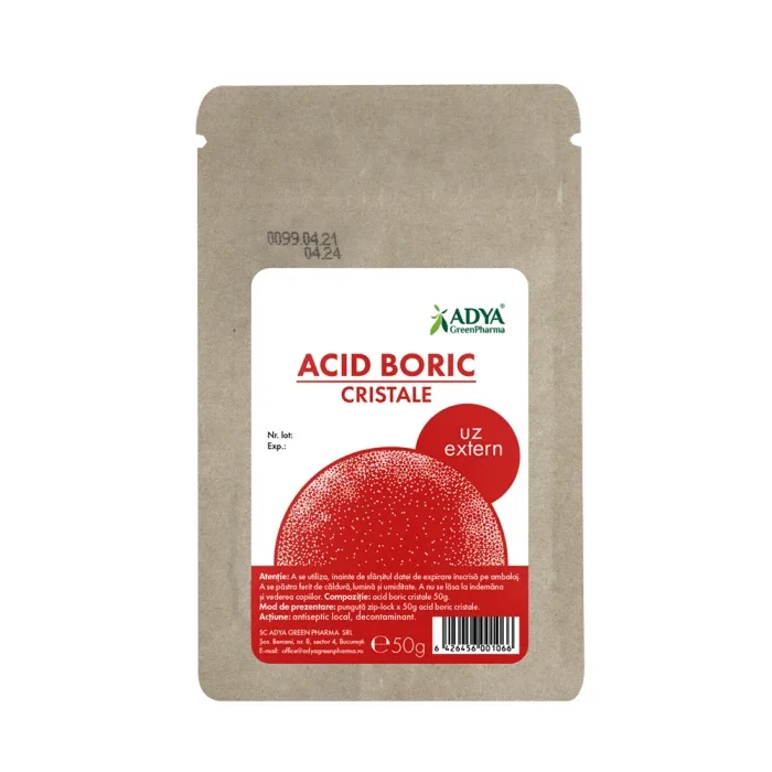 Acid Boric 50g Adya Green Adya GreenPharma — preț și oferte