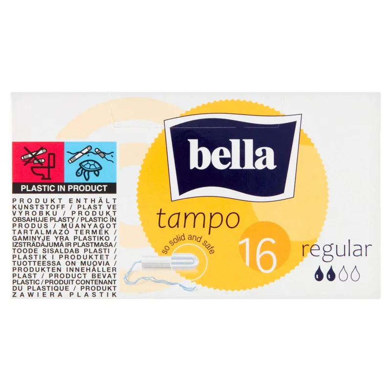 Bella Tampo, tampoane sanitare, easy twist, Regular, 16 buc. — preț și oferte