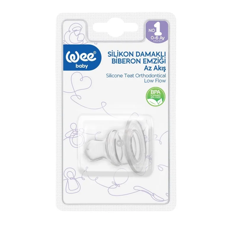 WEE BABY Tetina silicon ortodontica nr.1 - 875 — preț și oferte