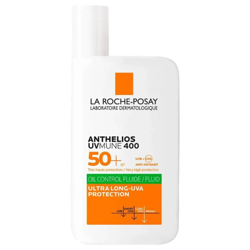 La Roche-Posay Anthelios UVMune 400, fluid de protecție pentru față, SPF 50+, 50 ml — preț și oferte