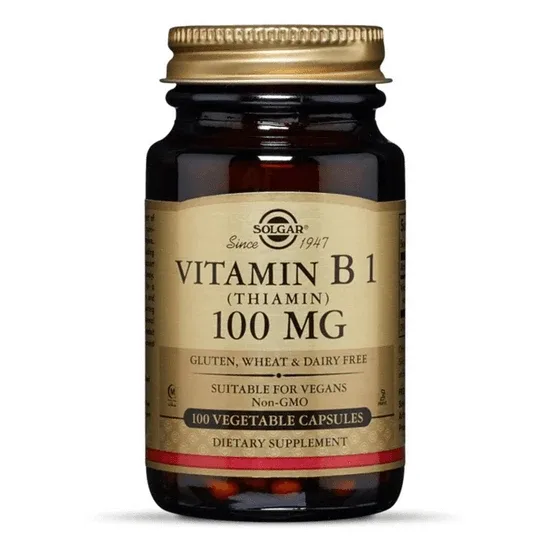 Vitamina B1 (Tiamina) 100mg, 100 capsule, Solgar — preț și oferte