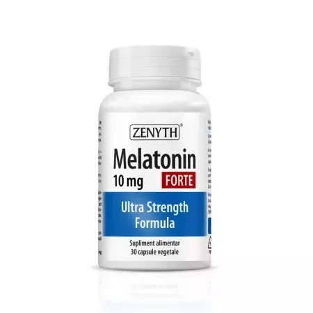 Melatonin Forte, 30 capsule vegetale, Zenyth — preț și oferte
