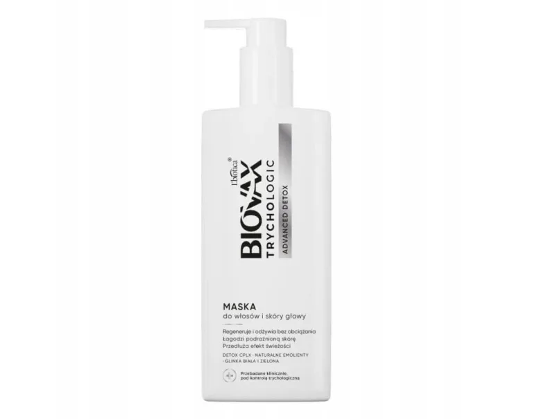 Biovax Trychologic Advanced Detox, Mască pentru păr și scalp, 200 ml — preț și oferte