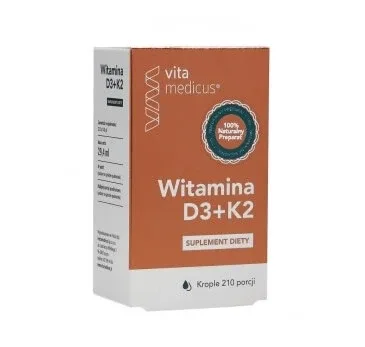 Vitamina D3+K2 vita medicus picături 294ml — preț și oferte