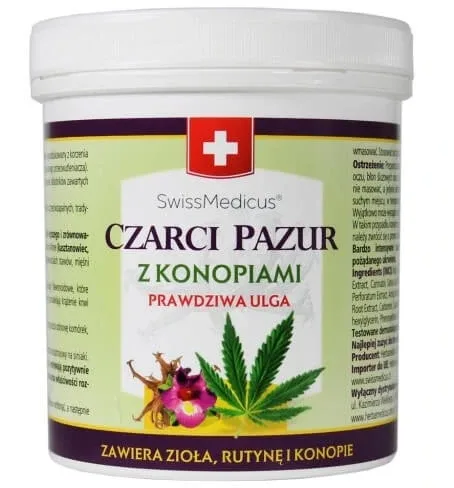 SwissMedicus Black Claw el cu cânepă, 250 ml — preț și oferte