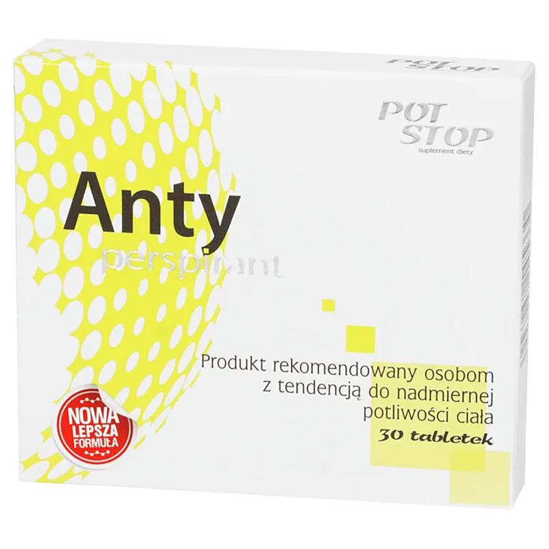 PotStop antiperspirant, 30 comprimate — preț și oferte