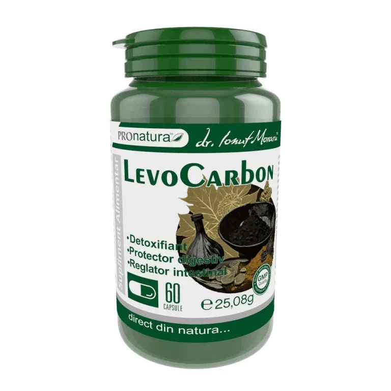 Levocarbon X 60 Cps, Pro Natura — preț și oferte
