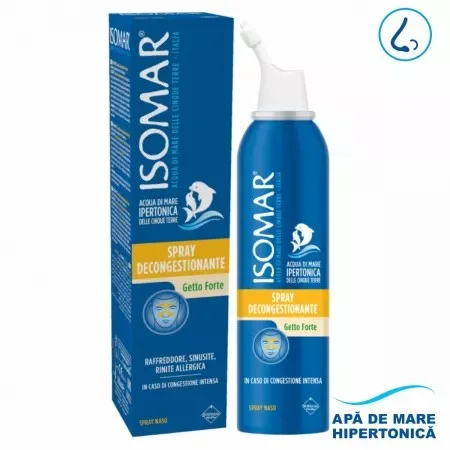 Spray nazal cu apa de mare hipertonica Jet Forte, 200 ml, Isomar — preț și oferte