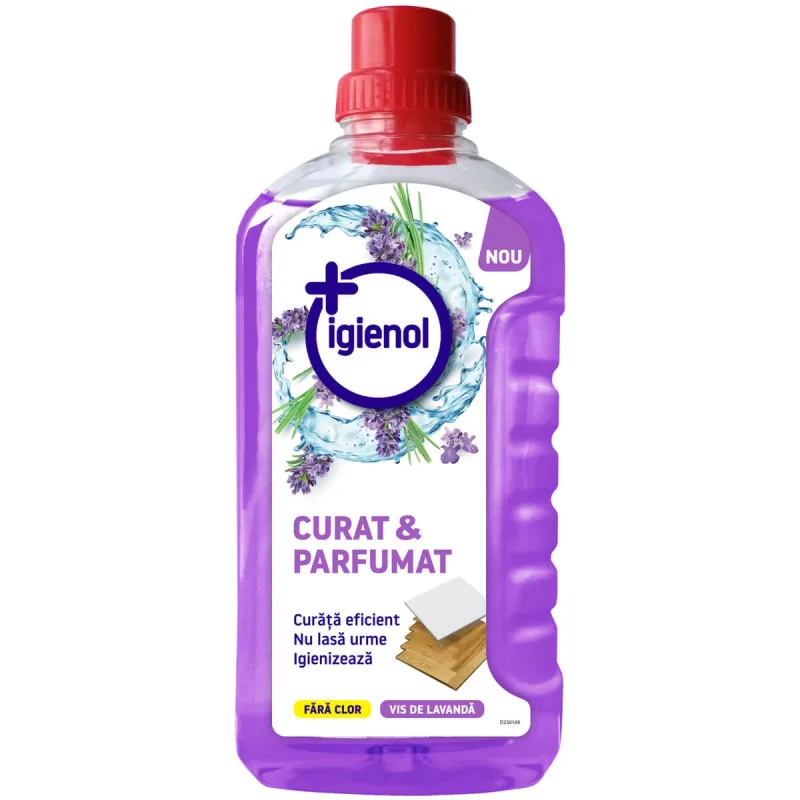 Solutie concentrata de curatare a pardoselilor, Vis de Lavanda, 1 litru, Igienol — preț și oferte