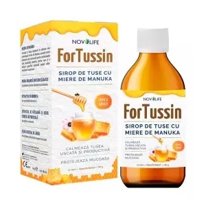 ForTussin sirop cu miere de Manuka, 180 g, Novolife Novoline — preț și oferte