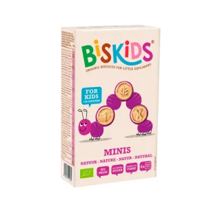 Biscuiti mini Bio pentru copii cu gust de mere Biskids, + 36 luni, 120 g, Belkorn