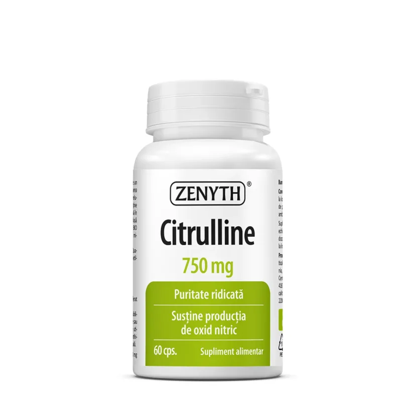 Citrulline, 60 capsule, Zenyth — preț și oferte