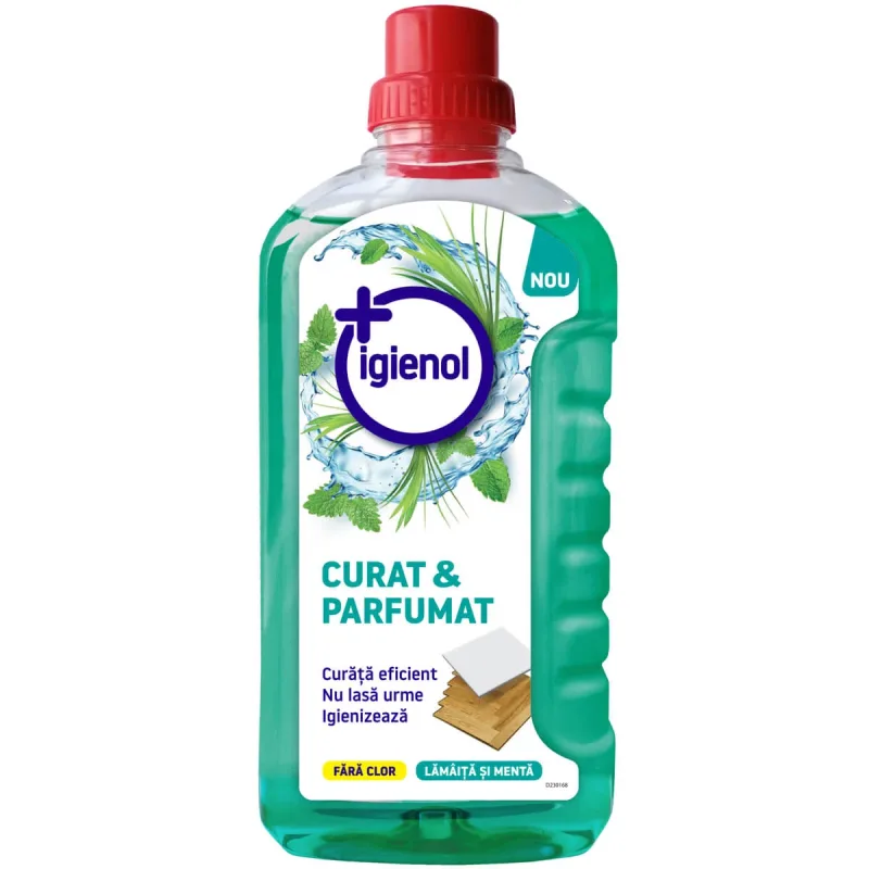 Solutie concentrata de curatare a pardoselilor, Lamaita si Menta, 1 litru, Igienol — preț și oferte