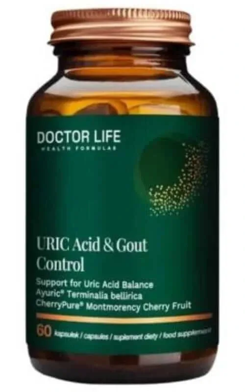 Doctor Life Controlul acidului uric și al gutei 60 capsule — preț și oferte