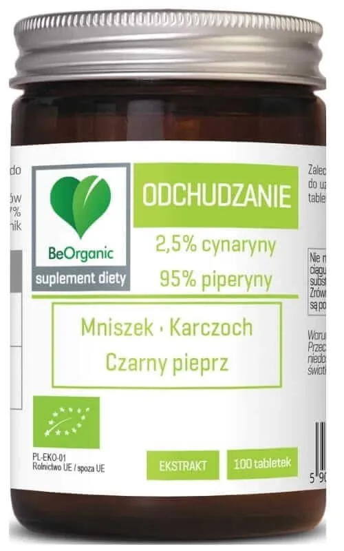 BeOrganic Slimming BIO 400 mg (100 comprimate) — preț și oferte