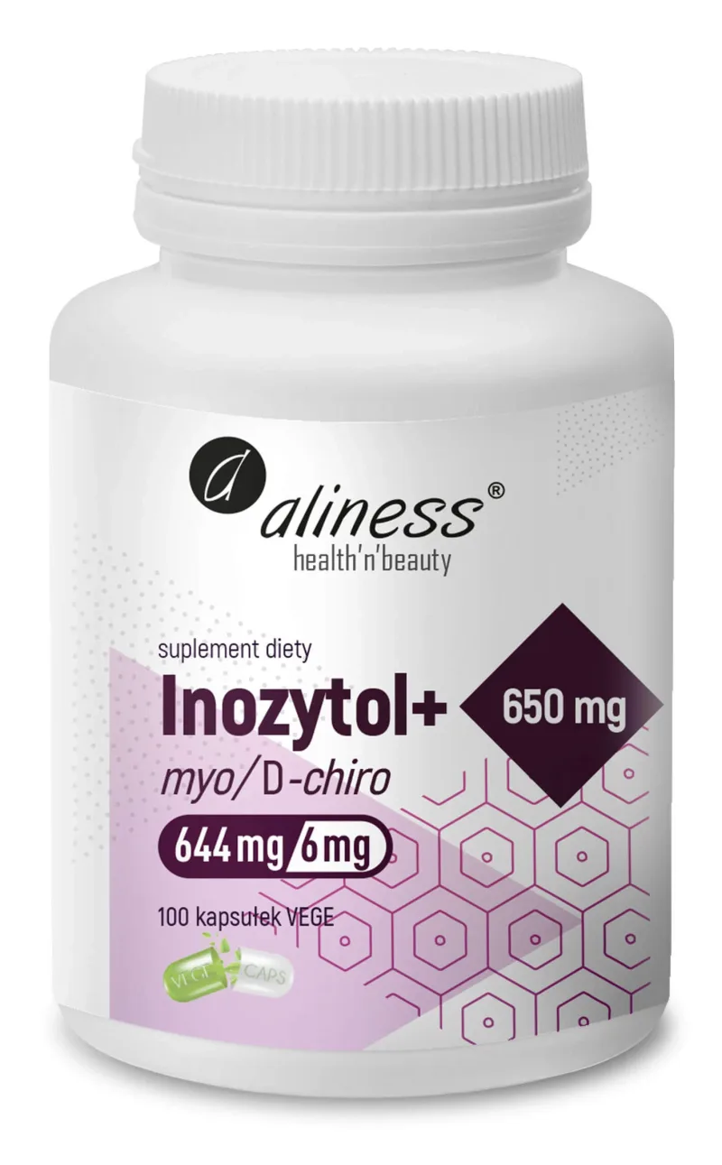Aliness Inozytol + myo/D-chiro 650 mg, 100 capsule vegetale, Medicaline — preț și oferte