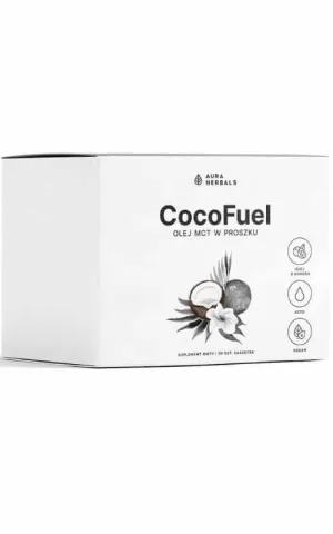 Coco Fuel pulbere de ulei MCT - pliculețe de 30 - Aura Herbals