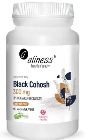 Black Cohosh 300mg (GRONDA PLUS) 90 capsule de legume Aliness