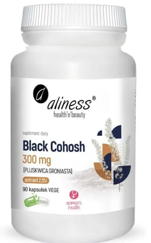 Black Cohosh 300mg (GRONDA PLUS) 90 capsule de legume Aliness — preț și oferte