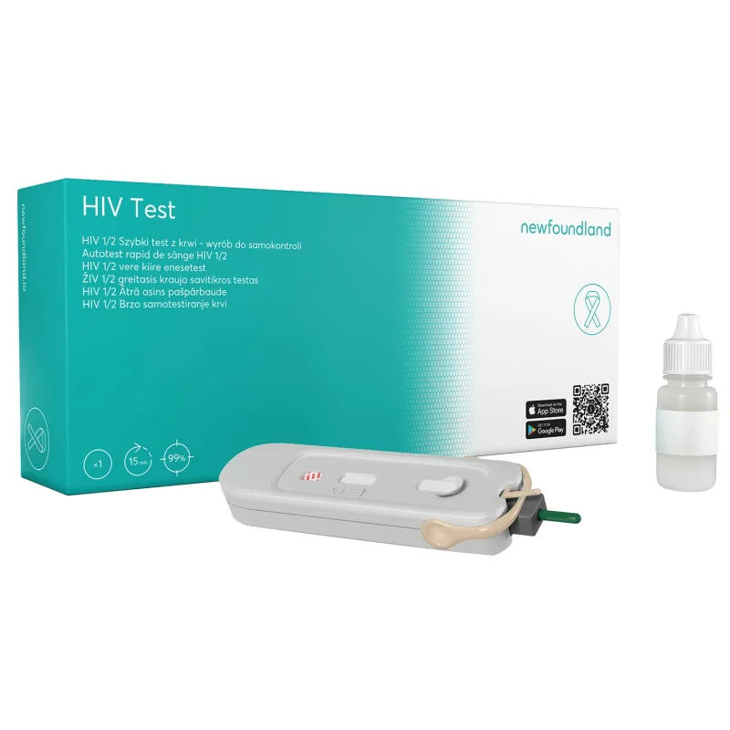 HIV Home Test 3in1, test rapid de sânge la domiciliu pentru detectarea infecției cu HIV, 1 buc — preț și oferte