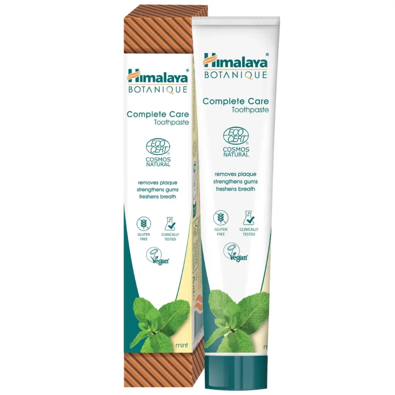 Himalaya Botanique Complete Care, pastă de dinți, mentă, fără fluor, 75 ml — preț și oferte