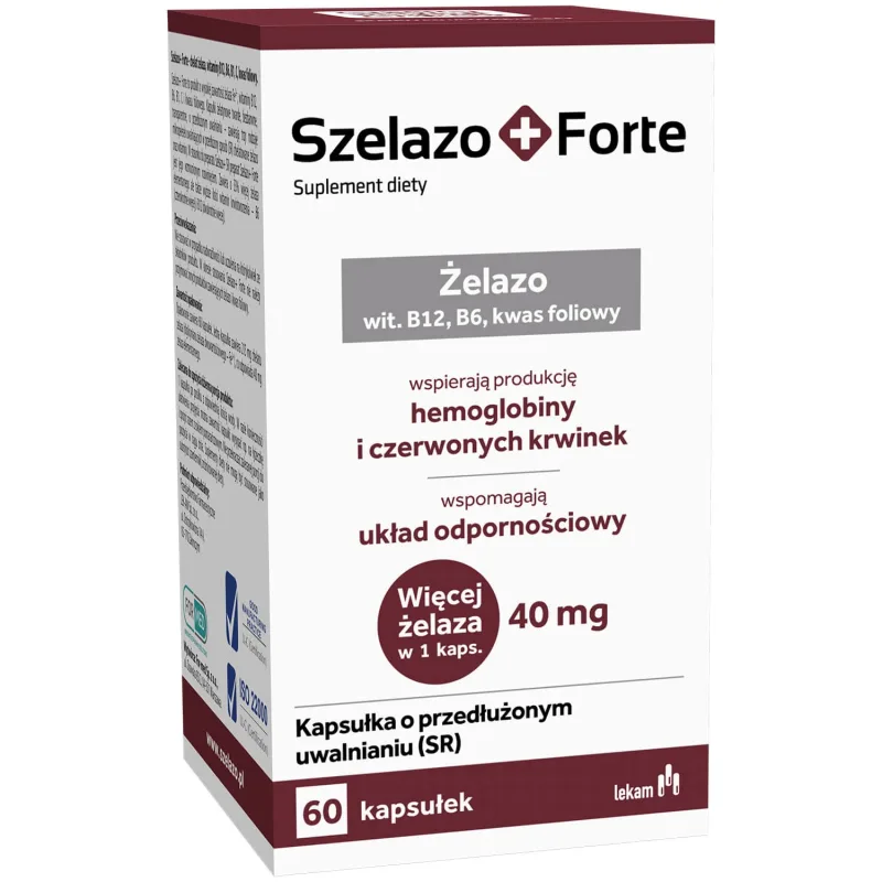 Fier + Forte, 60 capsule cu eliberare prelungită — preț și oferte