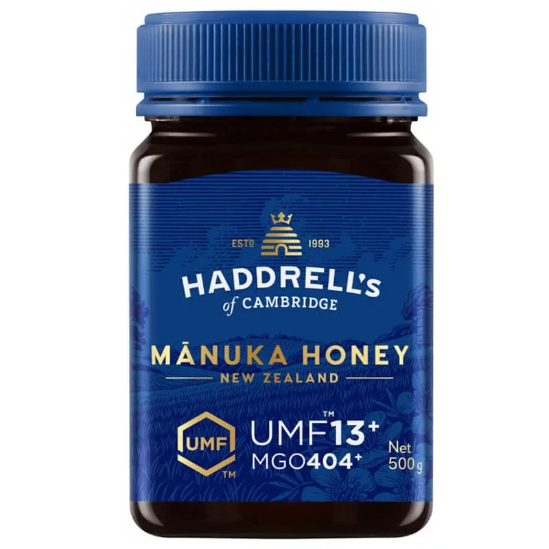 Haddrell's, miere de Manuka UMF 13+ MGO 404+, 500 g — preț și oferte