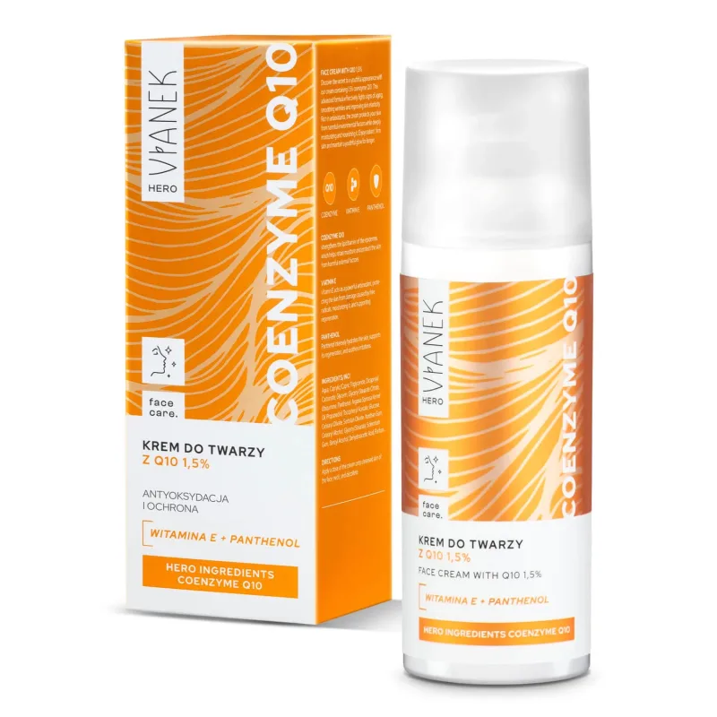 Vianek Hero Coenzima Q10 cremă facială cu coenzima Q10, 50 ml — preț și oferte