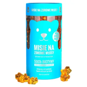 Noble Health Ursuleți de pluș pentru păr sănătos, boabe de jeleu, 300 g