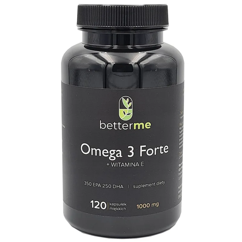BetterMe Omega 3 Forte + vitamina E, 120 capsule moi — preț și oferte