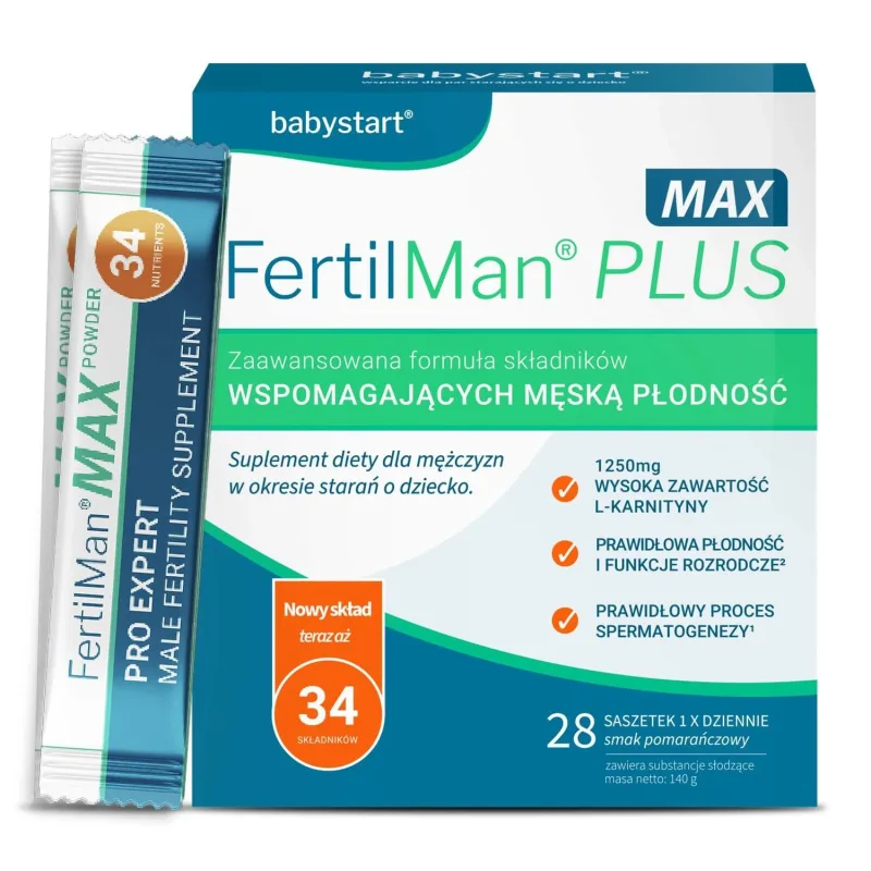 Babystart FertilMan Plus Max, 28 pliculețe — preț și oferte