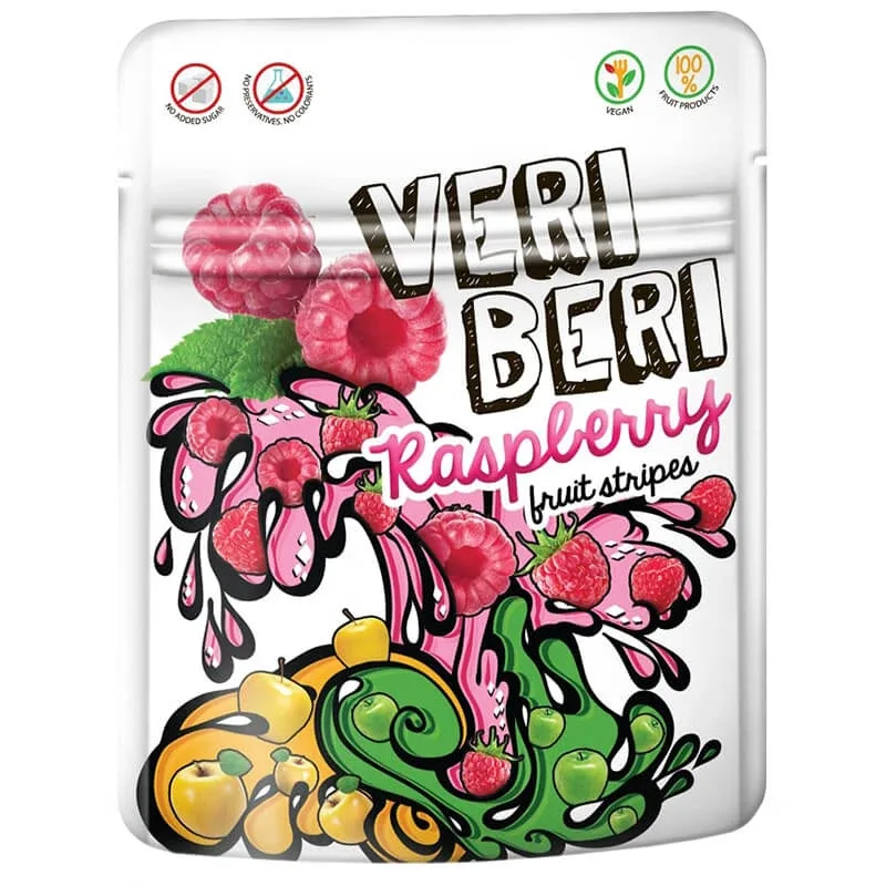 Veri Beri, jeleuri cu aromă de zmeură, 50 g — preț și oferte