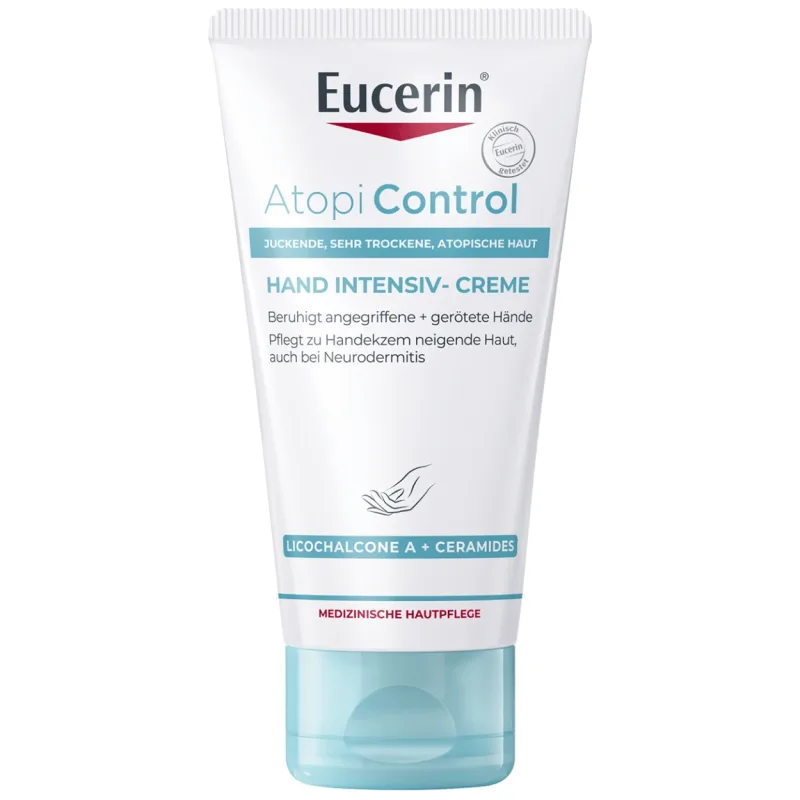 Eucerin AtopiControl, cremă de mâini calmantă, 75 ml — preț și oferte