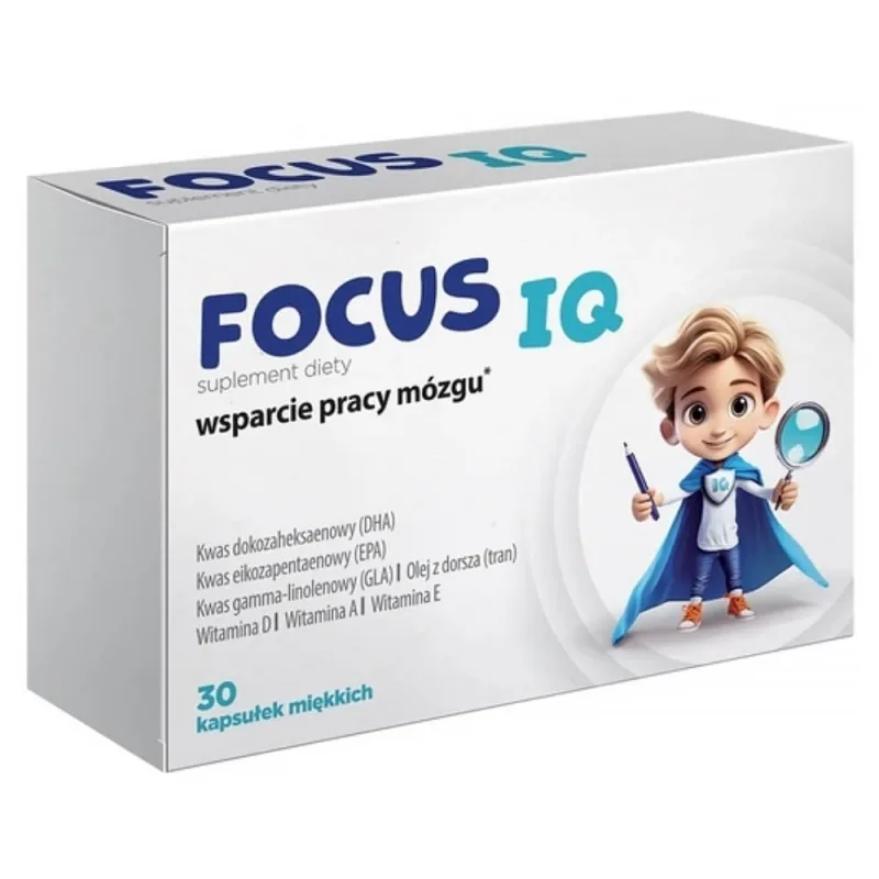 Focus IQ, de la 6 ani, 30 capsule moi — preț și oferte