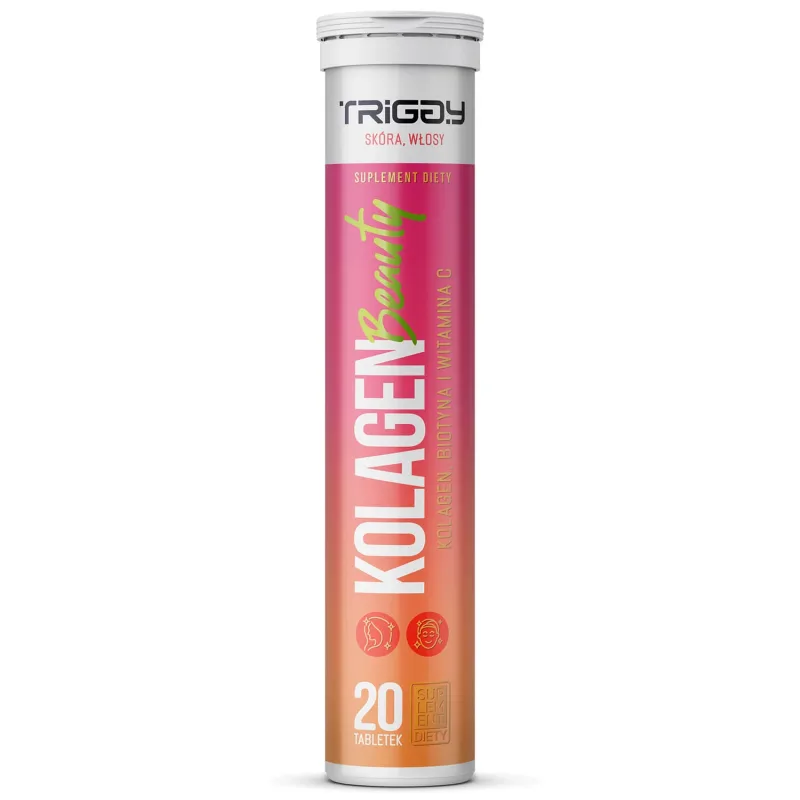 Triggy Collagen Beauty, aromă de multifructe, 20 comprimate efervescente — preț și oferte